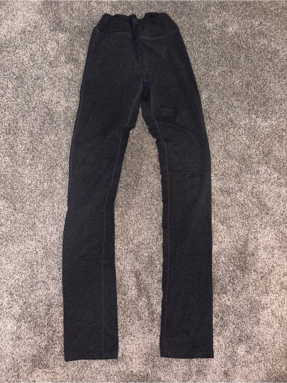 Charcoal Straight-Leg Leggings